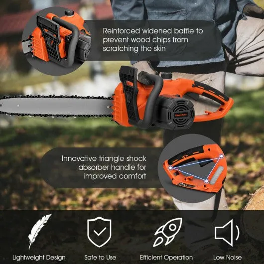 16-inch Electric Chain Saw with Automatic Oiling