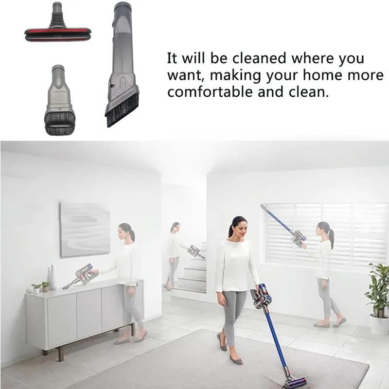 3-Piece Replacement Brush Set | For Dyson Vacuum Cleaner