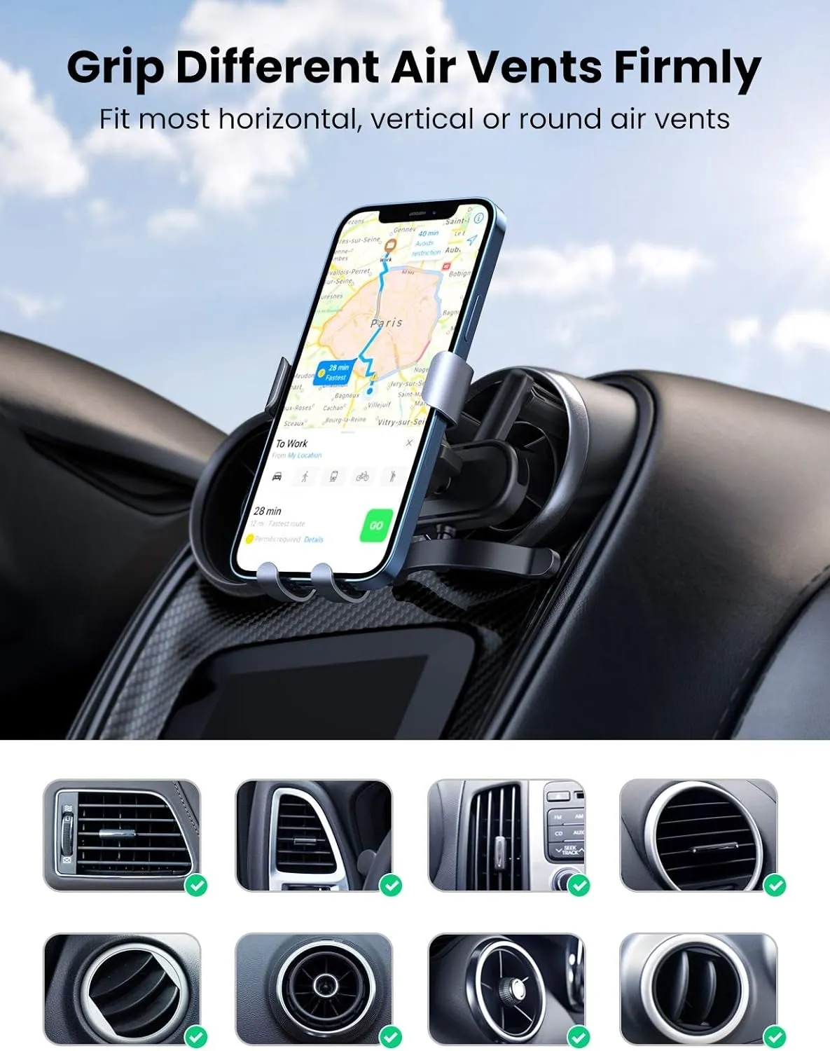 30401 Gravity Car Air Vent Mount