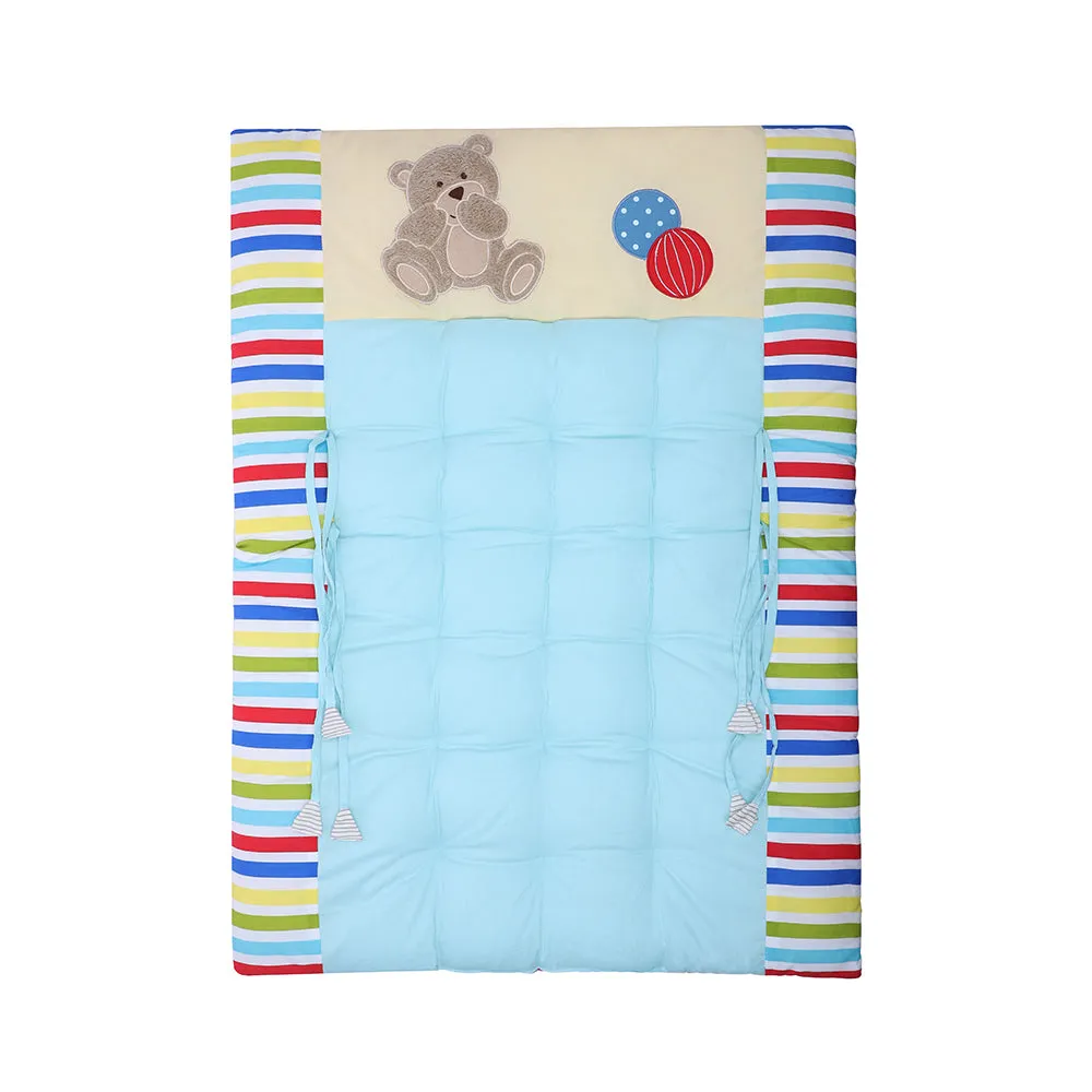 Abracadabra Cotton Bedding/Gadda Set Teddy Love Theme - Blue