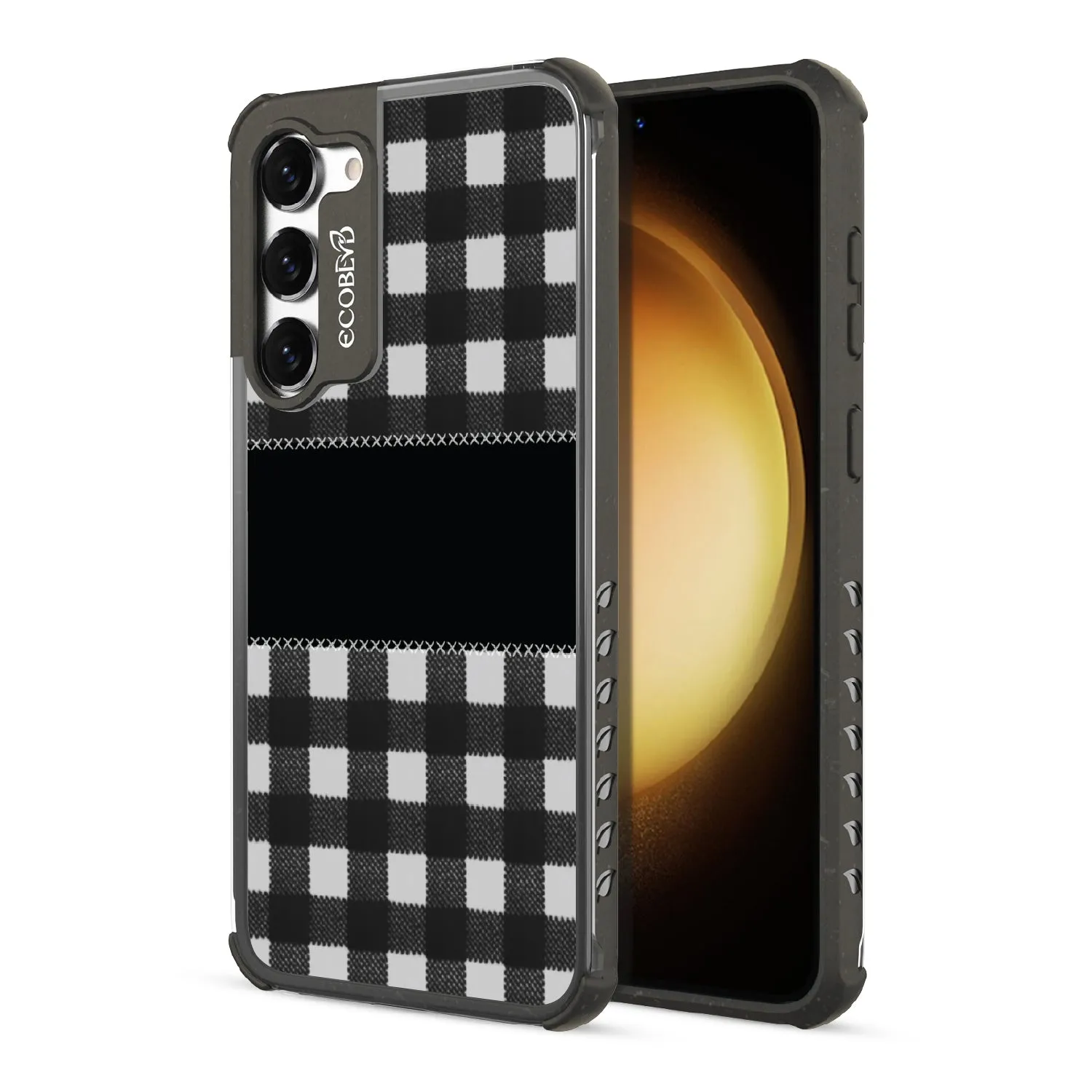Charcoal Checker - Laguna Collection Case for Samsung Galaxy S23