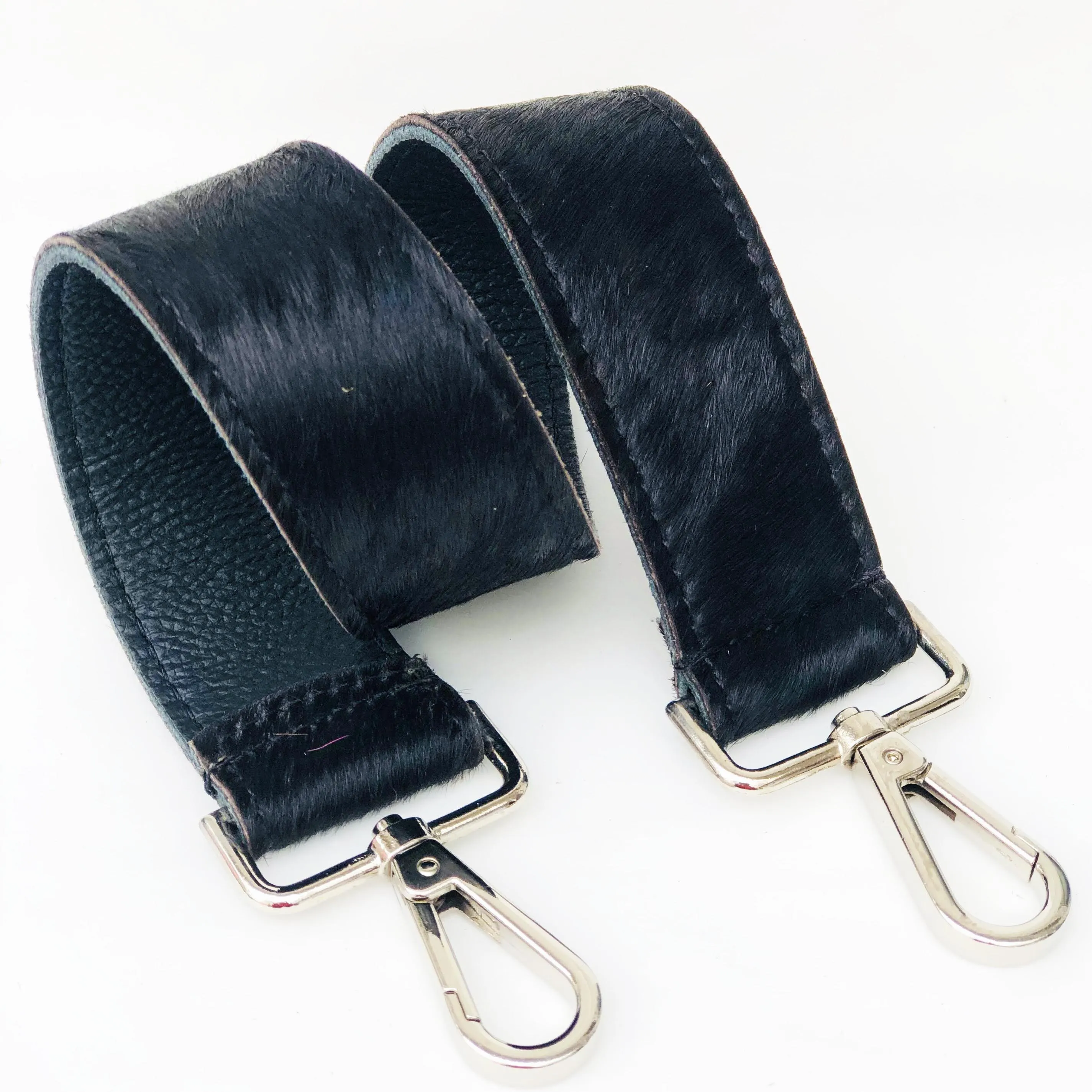 Classic Black Hobo | Pony Skin Replacement Short Shoulder Strap RS400