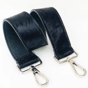 Classic Black Hobo | Pony Skin Replacement Short Shoulder Strap RS400