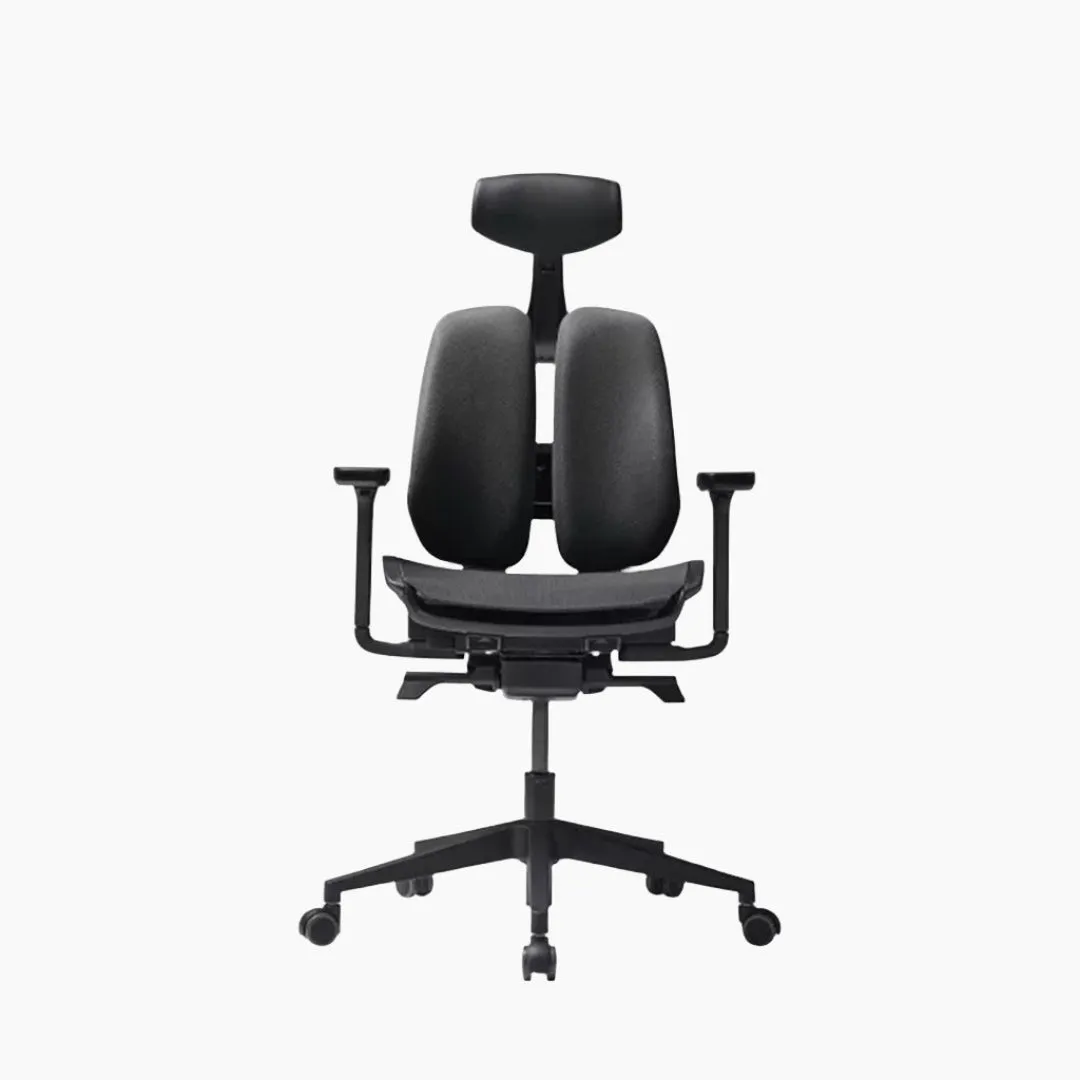 DUOREST 2.0 ERGONOMIC MESH OFFICE CHAIR, BLACK FRAME - D2-200M