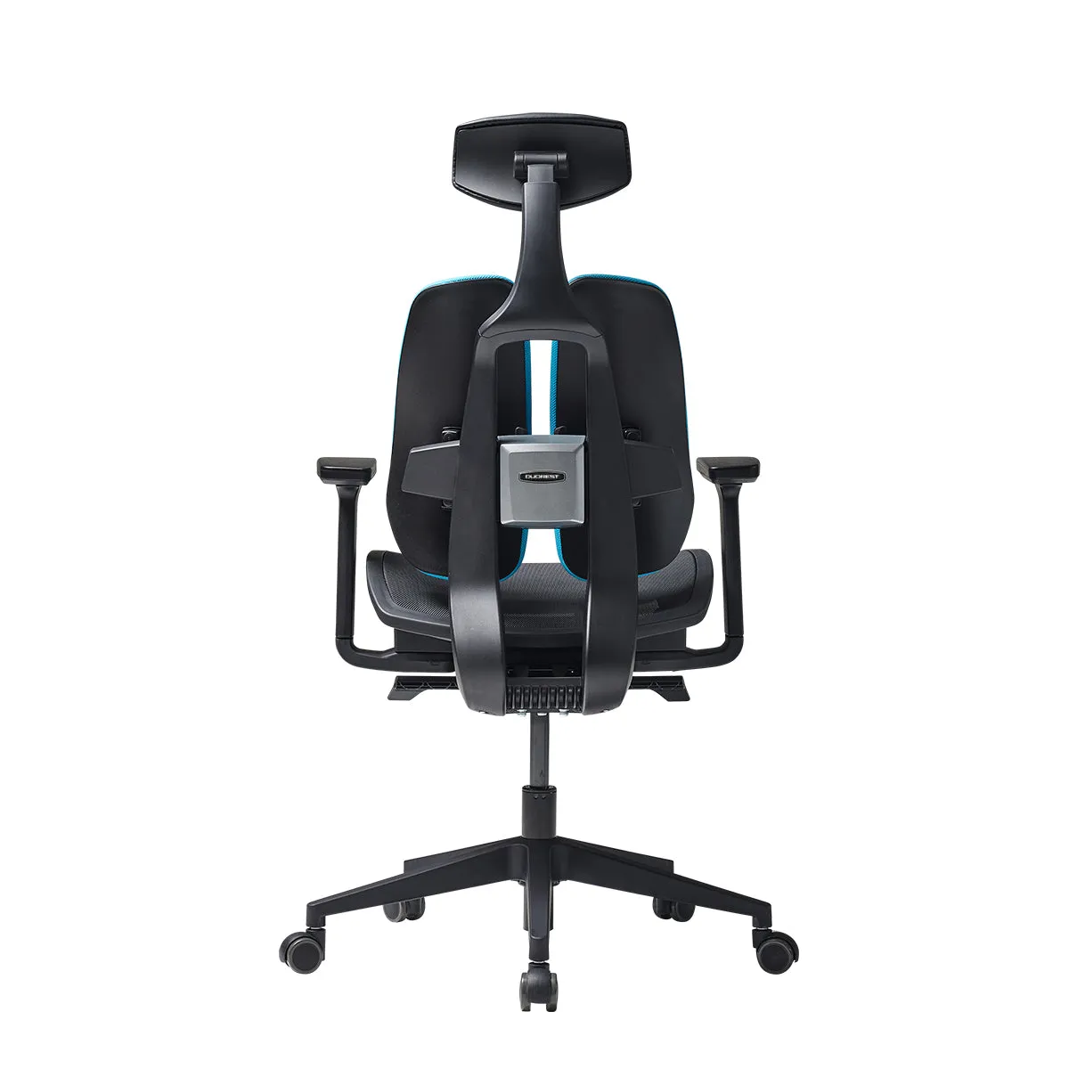 DUOREST 2.0 ERGONOMIC MESH OFFICE CHAIR, BLACK FRAME - D2-200M