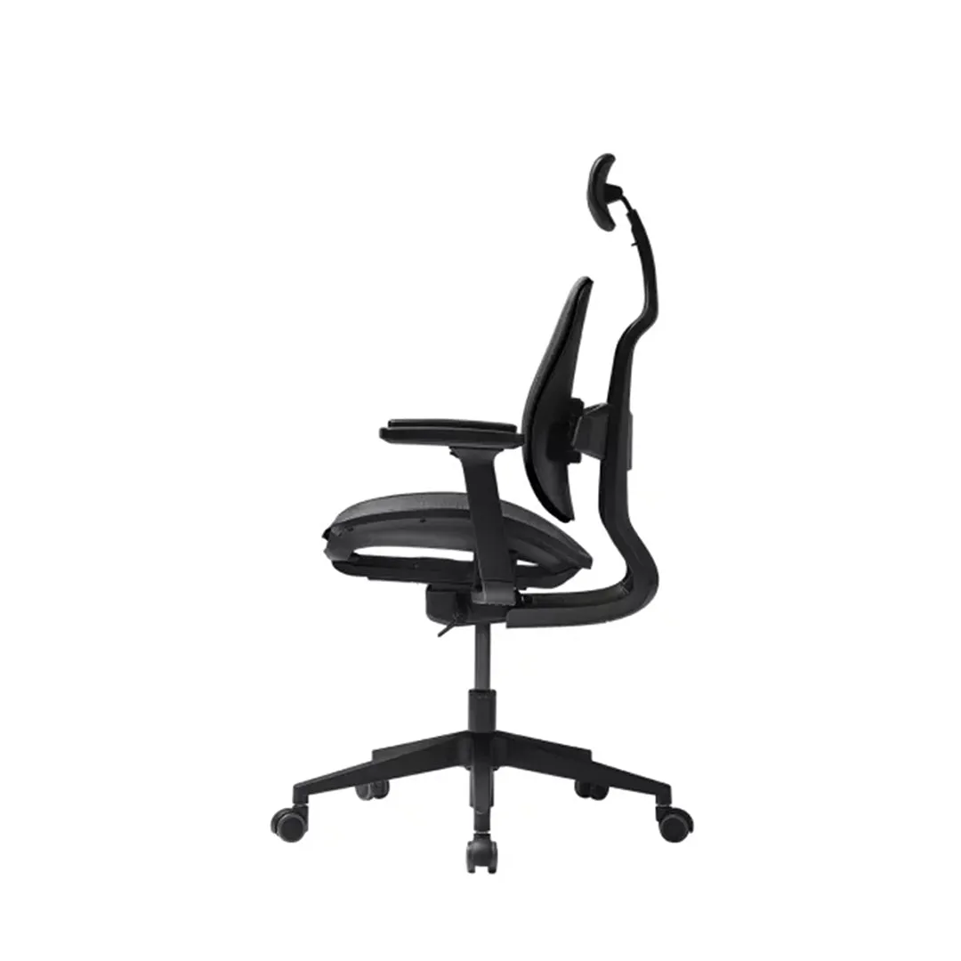DUOREST 2.0 ERGONOMIC MESH OFFICE CHAIR, BLACK FRAME - D2-200M
