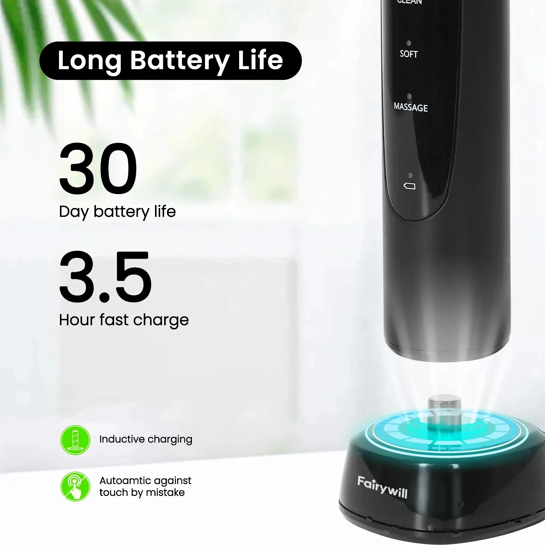 Electric Toothbrush T2232 — Sonic Teeth Whitening