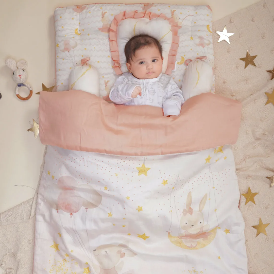 Fancy Fluff 6 PC Organic New Born Bed Set - Day Dream