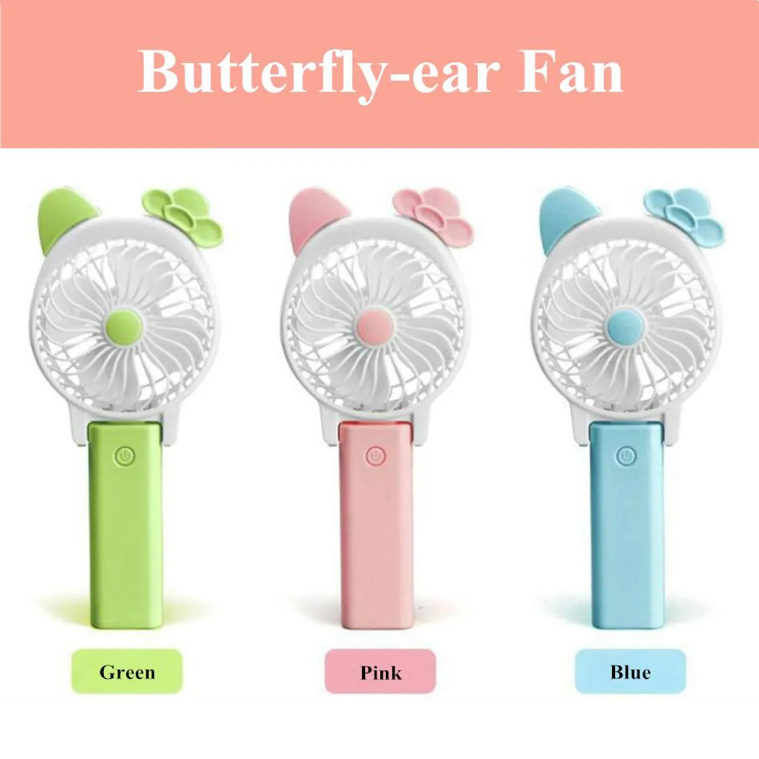 Mini Cartoon Style Fan used in all kinds of places including household and many more for producing fresh air purposes.(Battery Not Include)