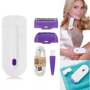 New Cross border New Product Electric Laser Hair Removal Instrument Ice Sense Photon Skin Revitalization Whitening Ice Point Painless Beauty Instrument Home Use