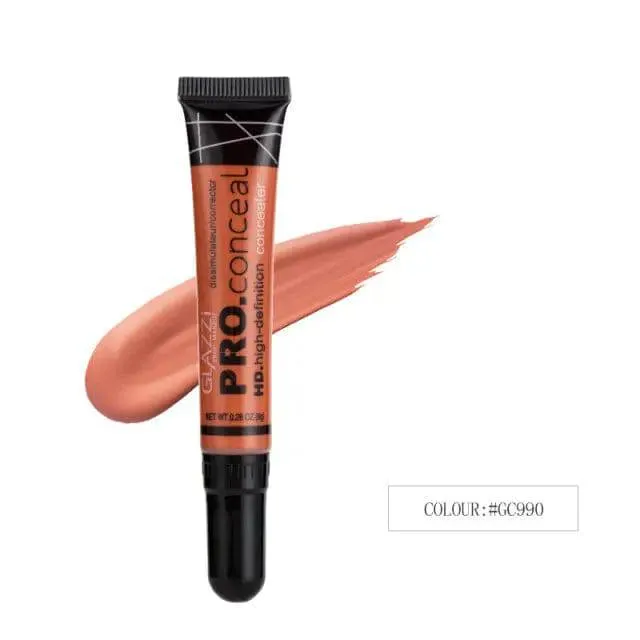 Nude Makeup Facial Foundation Waterproof Cover Blemish Base Fluid Concealer Oil Control Lasting Brighten Skin BB Cream Cosmetics