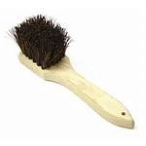 Thunder Group WDWB012 12" Palmyra Bristles Wok Brush With Wood Handle